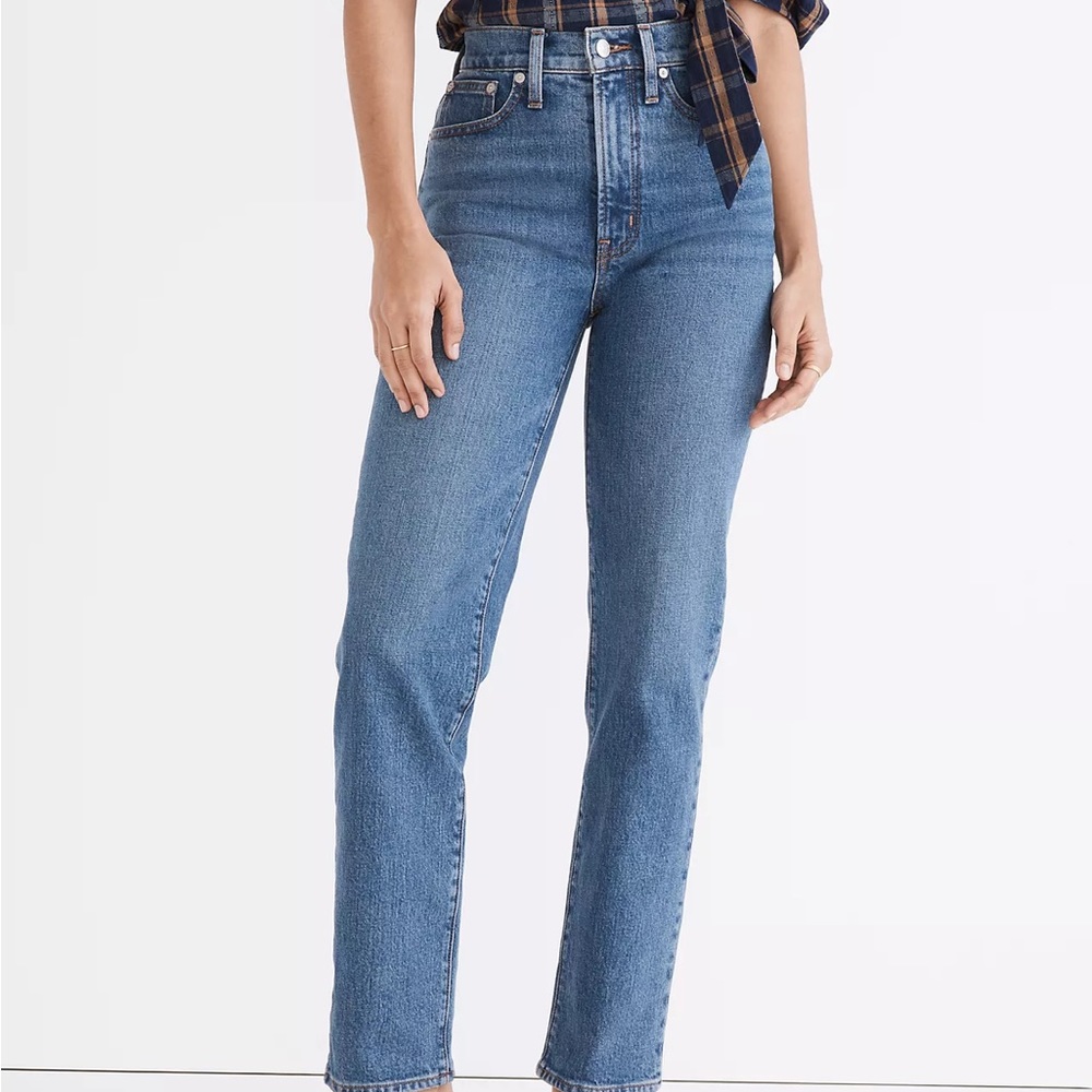 Madewell the perfect vintage straight jean in mayfield wash NWT, size 26